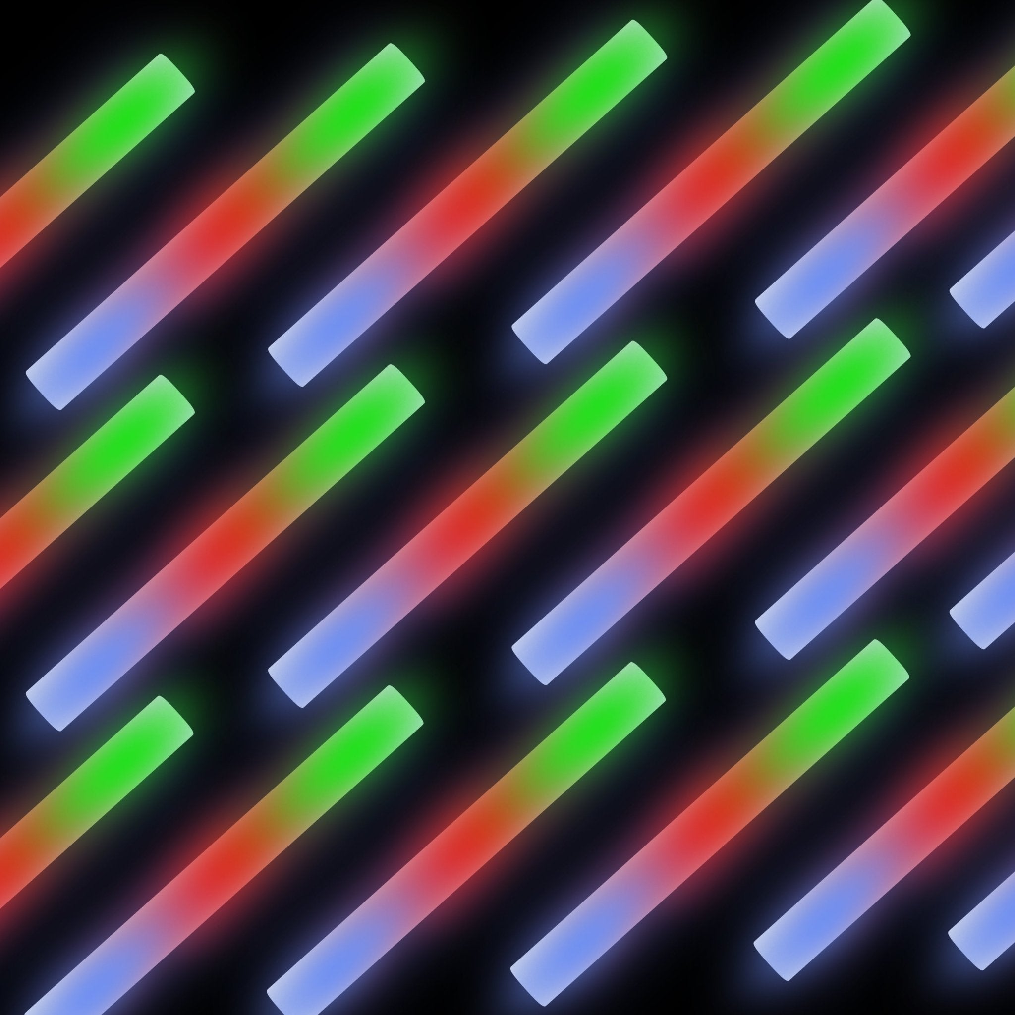 3 Mode Multicolor LED Foam Stick - Promotional Party Sticks