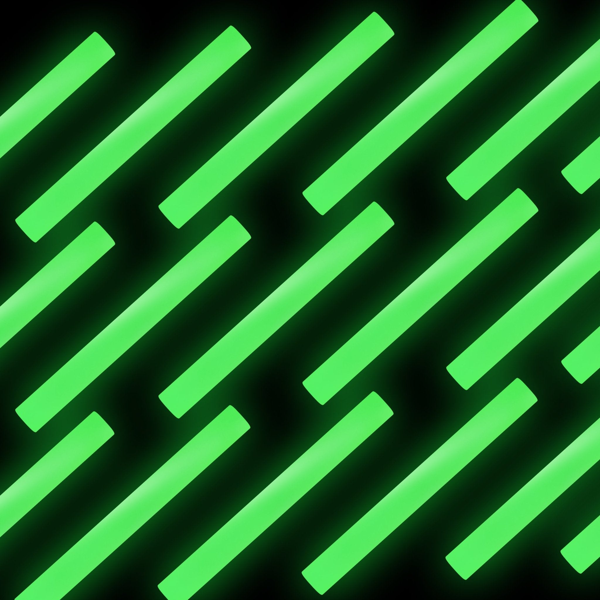 Green LED Foam Stick - Promotional Party Sticks